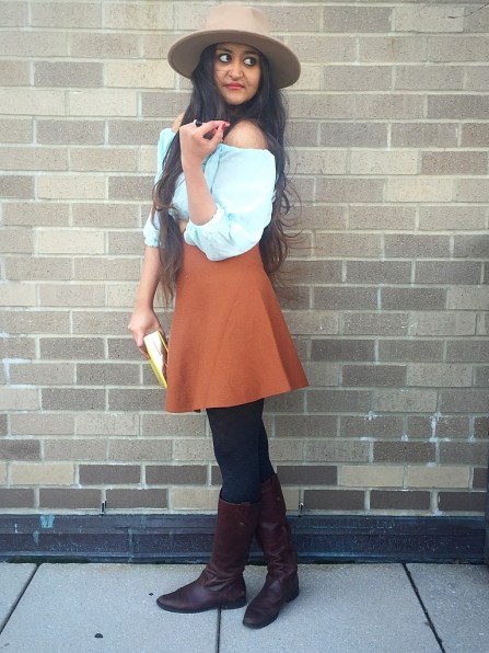 How to Wear an Overall Dungree Pinafore dress 6