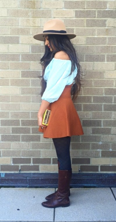 How to Wear an Overall Dungree Pinafore dress 7