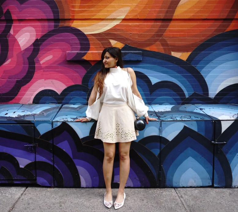 Spring Outfit 2017 - Shoulder Slit Top copy