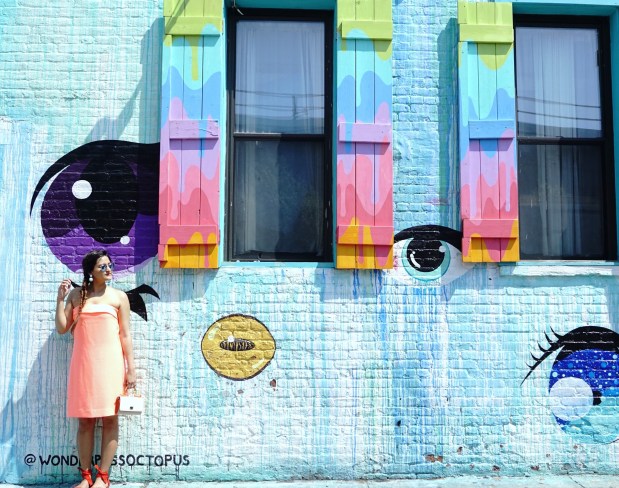 colorful pastel neon outfits and thredup review cover