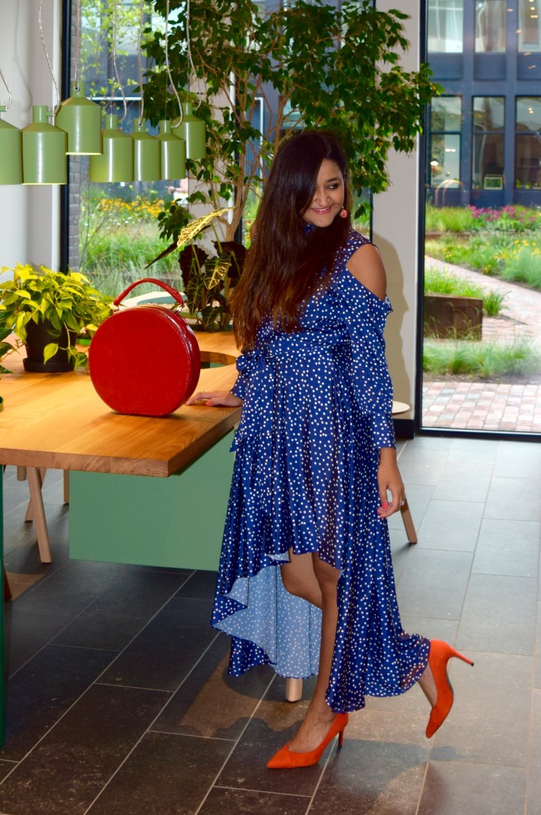 High low cold shoulder dress outfit VIPshop review 11