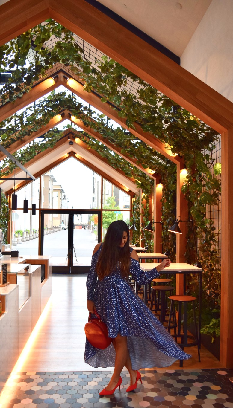 High low cold shoulder dress outfit VIPshop review 2