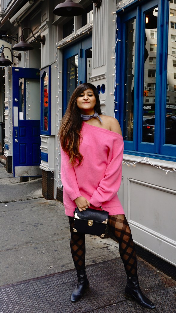 Winter Fashion Trends Bright Sweaters 2