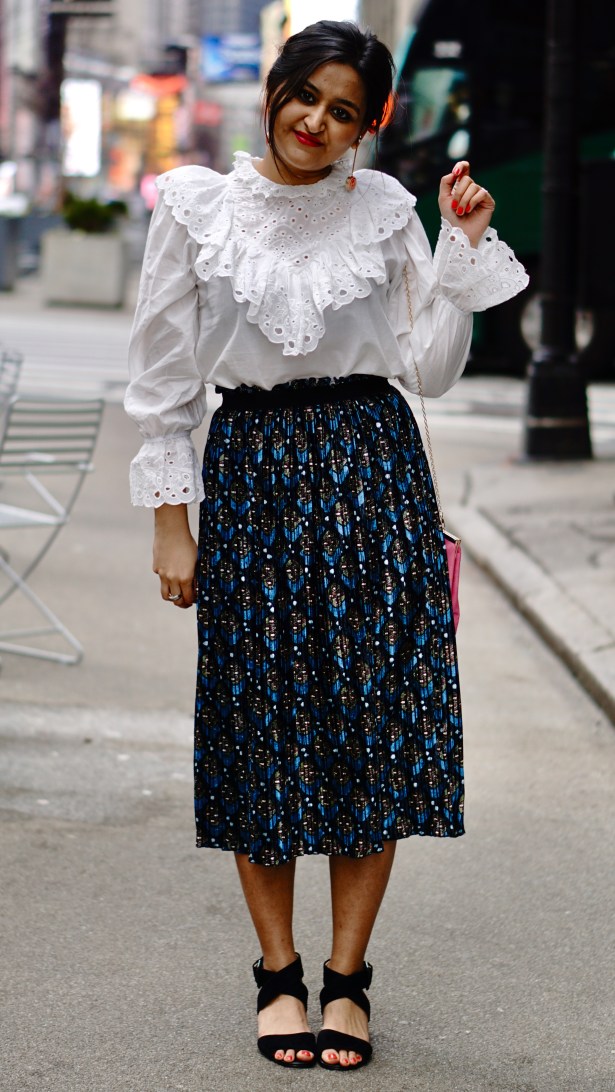 Spring Outfit with Victorian White Shirt 2