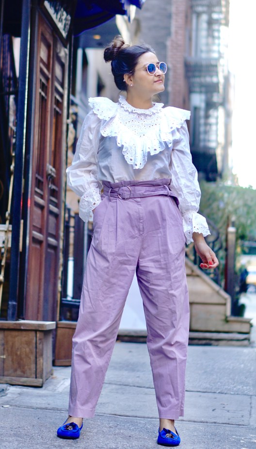 Spring Outfit with Victorian White Shirt 3