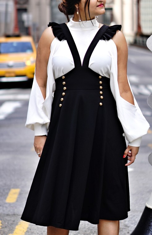 How to wear Pinafore or Overall trend 5